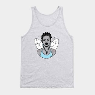 Afro Girl in Bantu Knots Tank Top